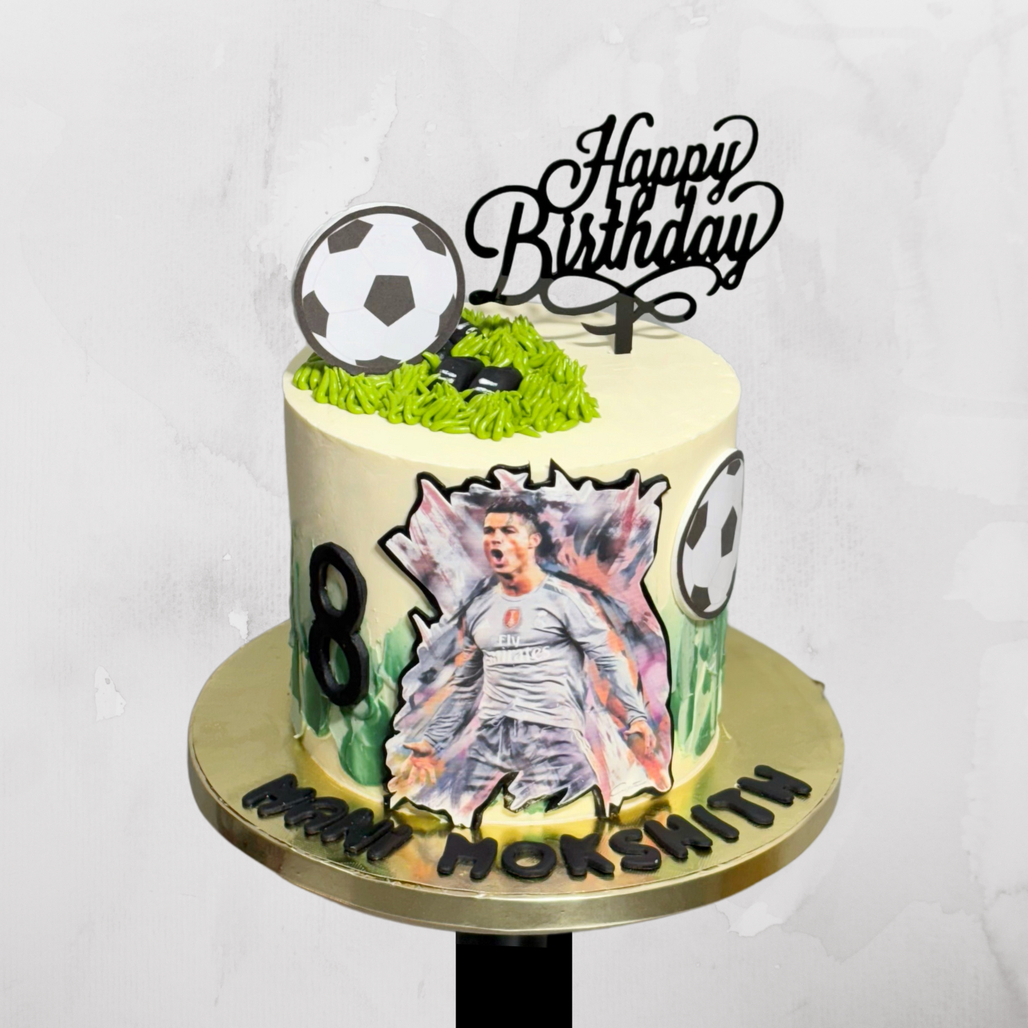 Cristiano Ronaldo Football Fan Cake